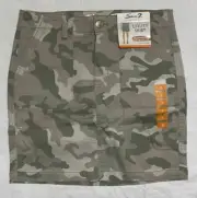 Seven 7 Utility Skirt Size 8 Desert Camo Stretch Denim Patch Pockets NWT