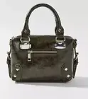 UO Vegan Leather Skylar Crossbody Bag Chain Strap Olive Green NWT $78