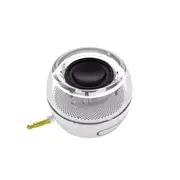 3.5Mm Audio Jack Mini Round Shape Crystal Speaker