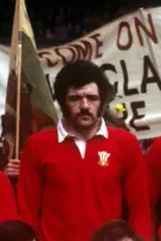 Mervyn Davies Wales 1972 Old Rugby Photo