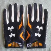 UNDER ARMOUR SWARM NFL FOOTBALL GLOVES NAVY/YELLOW/WHITE ADULT SIZE 4XLARGE