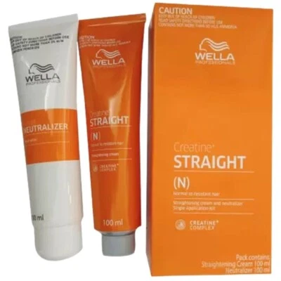 WELLA Creatine+ Straight(N) Hair Straightening Cream & Neutralizer