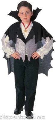 CLASSIC VAMPIRE DRACULA HALLOWEEN COSTUME CHILD SIZE SMALL 4-6