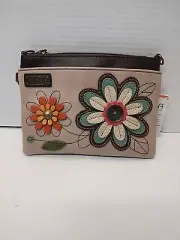 CHALA Handbags - DAISY Crossbody - Ivory & Multicolored Great Christmas Gift NWT