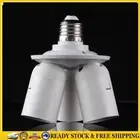 3/4 in1E27 Base Socket Splitter Light Lamp Bulb Adapter(E27-3E27) *AU