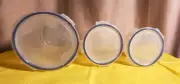 3-piece Lock and Lock storage containers, Clear