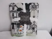 Mireille Designs Halloween Haunted House Ghosts Fabric Tablecloth 52" X 70" New