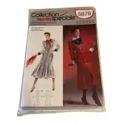 Burda 5878 Sewing Pattern Women's Dress Flare Skirt Sizes 10 to 20