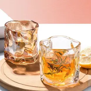 GIANXI Transparent Glass Mug Glacier Wine Whiskey Coffee Cup