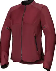 Alpinestars Stella C-1 Air Ladies Motorcycle Textile Jacket, red, Size S for Women