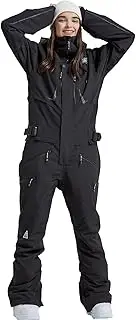 [SEARIPE] Women and Men's Ski Suits One Piece Jumpsuit Winter Outdoor Waterproof Warm Snowsuits