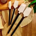 Heat Resistant Baking Scraper Long Handle Pastry Blenders Kitchen