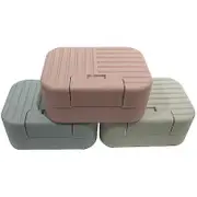 3pcs Soap Dishes, Sealing Soap Holder