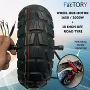 10" Wheel Hub Motor 1650/2000w W/ Off Road Tyre for Kasa T1pro Electric Scooter