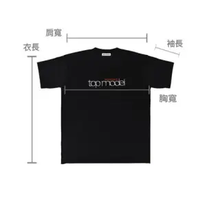 BALENCIAGA TOP MODEL印花LOGO純棉T(女/黑)