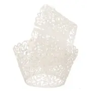 50 Pcs Cupcake Wrappers for Decoration Baking Cream (Vine, Pearlescent Paper)