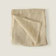 Bleached Sand Linen Scarf