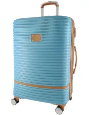 [PIERRE CARDIN] Classique 80cm Large Hard Shell Suitcase in Blue