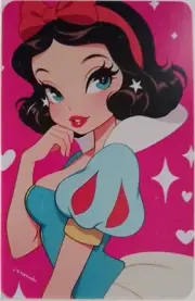 Swap cards Modern playing card back Lovely Snow White