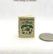 THE LION, THE WITCH AND THE WARDROBE 1:12 Scale Readable Illustrated Book Mini