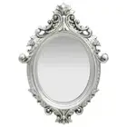 Wall Mirror Castle Style 56x76 cm Silver vidaXL
