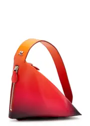 Courrèges Gradient Mini Leather Shoulder bag - Red One Size