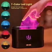 180ml USB Air Humidifier Essential Oil Aroma Diffuser 3D Flame Mist Home Decor