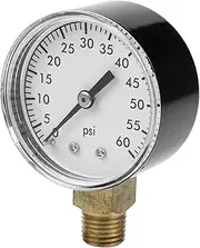 GANAZONO Pool Water Pressure Gauge Home Water Pressure Gauge Oil Tank Gauge Pressure Gauge for Water Tank Swimming Pools Fish Tank Filter Pool Supply Multifunction Swimming Pool Pump Alloy