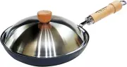 River Light iron frying pan +LID KIWAME PREMIUM JAPAN 28cm Gas/IH compatible wok