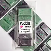 [Puddle of Wax] Blackberry & Bay Leaf Soy Wax Melt Snap Bar - 50g - Fruity Scent - Vegan Friendly - Made in the UK
