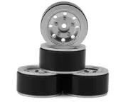 RC4WD Classic 8-Hole V2 1.0" Beadlock Wheels (Silver) (4) [RC4ZW0173]
