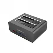 Simplecom USB 3.0 to Dual SATA Aluminium Docking Station with 3-Port Hub and AU