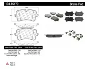 StopTech Disc Ultra-Premium Brake Pad Set for 2014 - 2019 Audi A6 104.15470 (for: Audi)