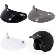 3-Snap Visor for Motorcycle Open Face Half Helmets Peak Sunshield Vintage NOS