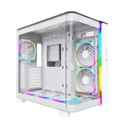 MONTECH KING 95 PRO (W) Dual-Chamber ATX Mid-Tower PC Gaming Case White