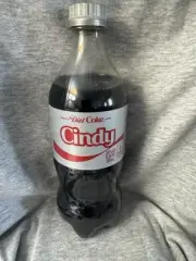 Share A Coke with Cindy 2025 Personalized Gift Coca Cola Bottle 20oz Diet