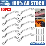 10 x Stainless Steel Heavy Duty Lashing Ring Tie Down Strap Point Anchor Trailer