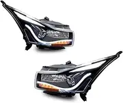 Car Headlights Compatible For Chevrolet Cruze 2009-2016 Upgrade Modified Headlights Dynamic Turn Signal Lamp Brake Car Assembly(LED Headlight)