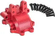 Dickly Aluminum Alloy Front Gear Box Cover Differential Housing Replacement Remote Control Car Gear Box Housing for RC Car Repair, Red