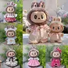 POP MART 58CM The Monsters Labubu Plush Doll Skirt Set ZIMOMO New Clothes No Toy
