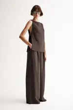 Isabella Top Cocoa Size 10 | Elka Collective