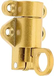 Aluminum Alloy Pin Spring Ball Door Latch Aluminum Alloy Door Security Latch Easy Install Door Lock Spring Loaded Latch Door Latch Security Door Lock Hardware Latch Pin Golden