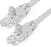 StarTech.com N6LPATCH10MGR 100W PoE Snagless LSZH CAT6 Ethernet Cable, 10 Meter, Grey