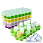 37 Grids Honeycomb Shape Foods Safe Grade Silicone Popsicle Ice Cubes Maker Tray