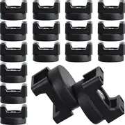 15 Pieces Magnetic Cable Zip Tie Base Black Wire Cable Holder Multipurpose Ca...