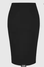City Chic Medium Black Skirt Hailey Plus Size 18