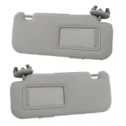 Pair Sun Visor Sunshade Makeup Mirror fit for Toyota Corolla 2009-2013 Gary (for: Toyota)