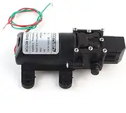 Membran Pump, with Pressure Switch, Micro 6.0l/min 0.9MPa Fresh Water, Straight Tube on Both Sides Right