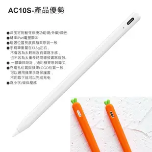 全新品 APPLE Pen 原廠規格 手寫筆 觸控筆 電容筆 繪畫筆 磁力吸附平板手寫筆 支援 2018~2022年 iPad AC10S