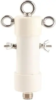 Aswalling 1 Piece K-50MS Balun 1:1 Balun Ham Antenna Balun Receiver Milky White ABS Multifunctional Radio Shortwave Antenna Balun Receiver